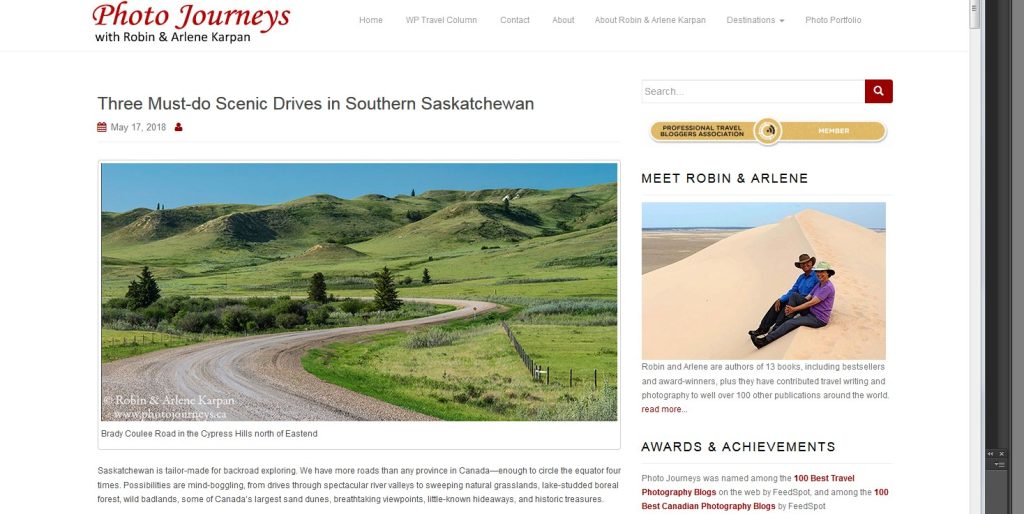 Three Must-do Drives in Southern Saskatchewan