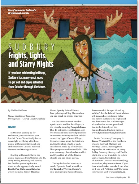 sudbury frights lights and starry nights