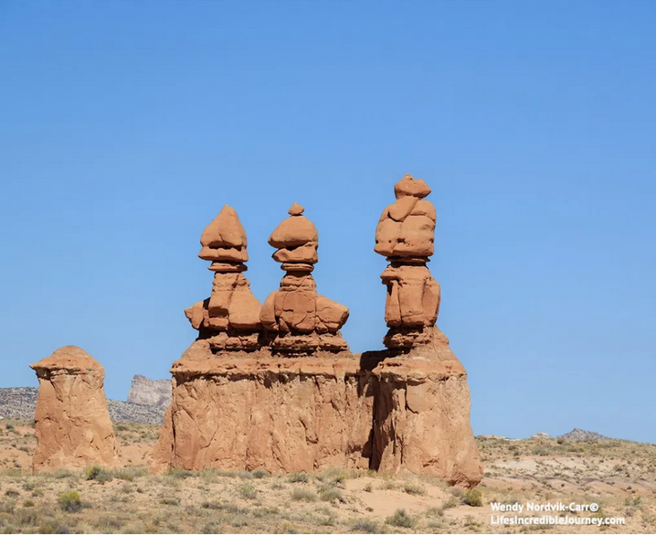 Bizarre shaped goblins of Goblin Valley State Park