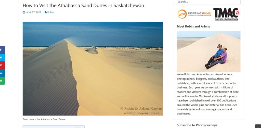 How to visit the Athabasca Sand Dunes