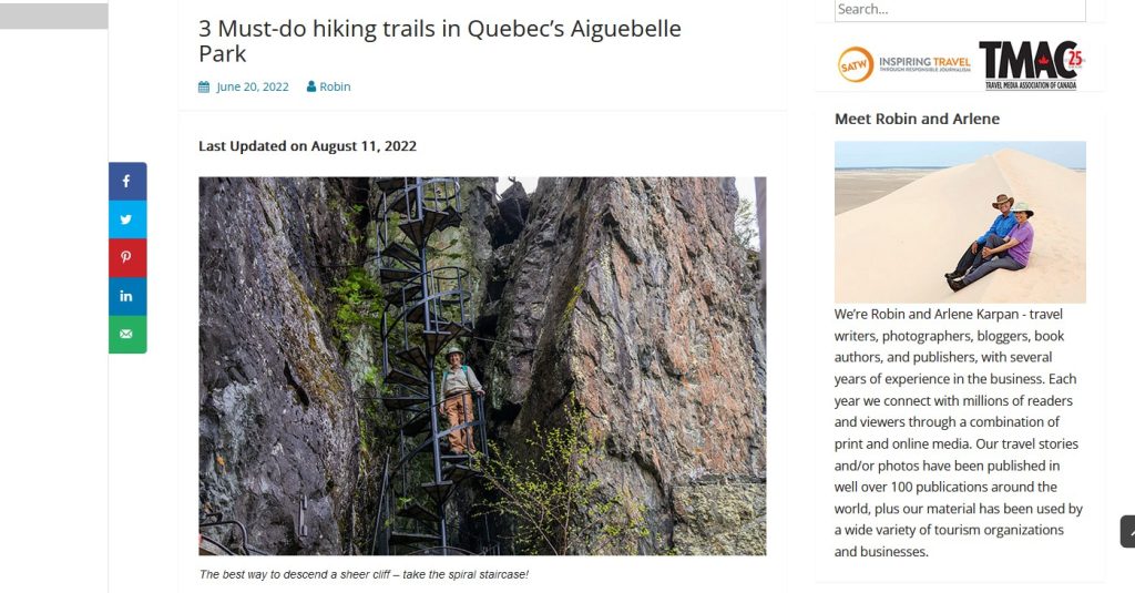 3 Must-do hiking trails in Quebec’s Aiguebelle Park