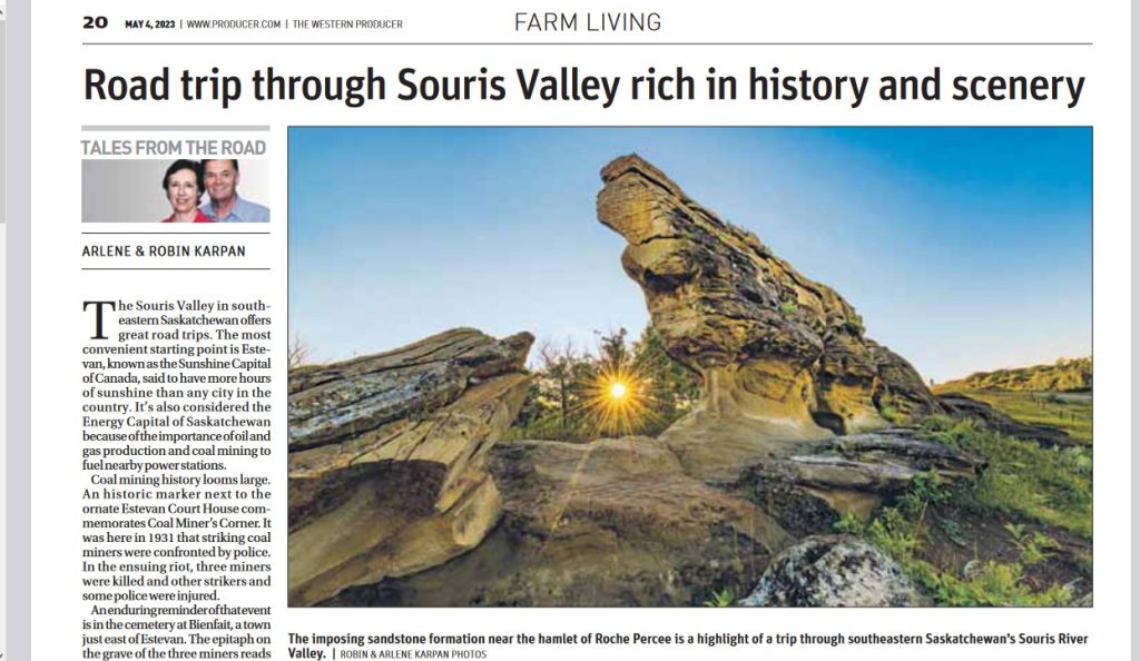 Road trip through Souris Valley rich in history and scenery